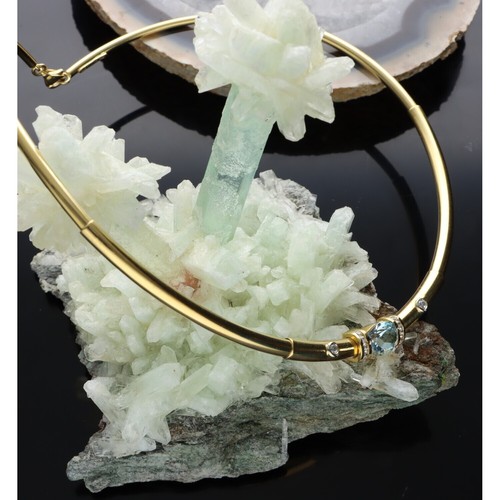 Collier semirigido oro 18 - collier,