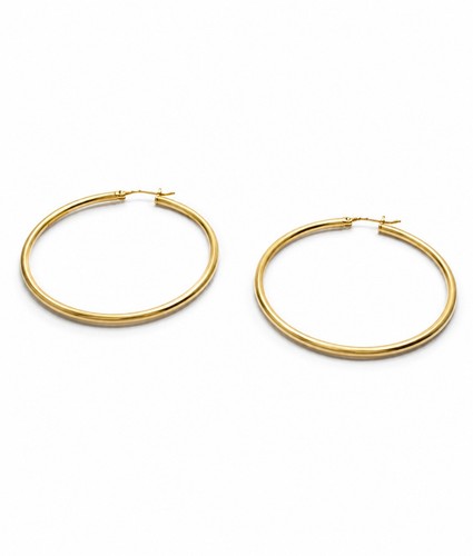 Orecchini cerchi oro 18kt - orecchini,