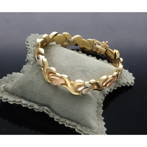 Bracciale quadri oro - quadri, in