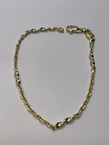 Bracciale oro giallo - bracciale, bianco