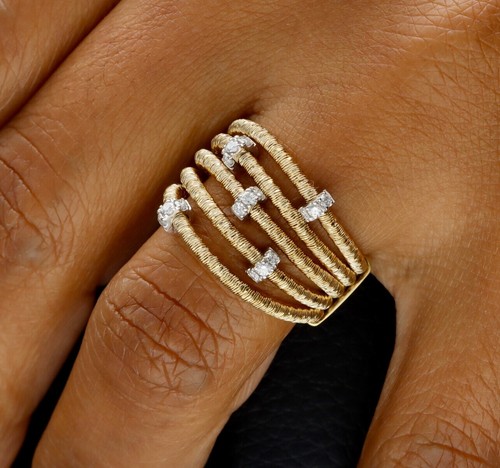 Anello con brillanti oro 18 - anello,