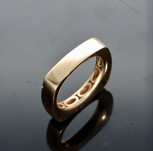 Anello fascia oro rosa - anello, 18