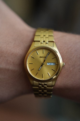 Orologio seiko quarzo - tono, oro