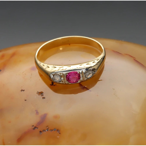 Anello vintage oro 750 - oro, 750/1000