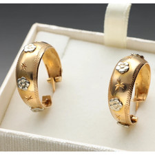 ORECCHINI vintage ORO 18 Kt