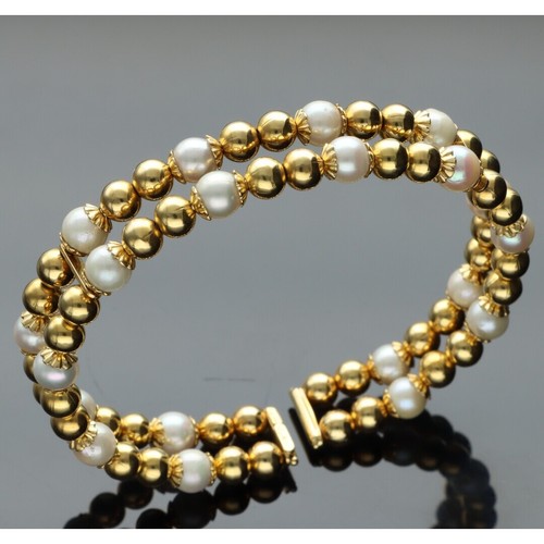 Bracciale schiava perle - bracciale,