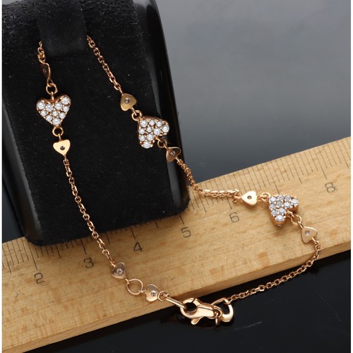 Braccialettino cuoricini in - ,
